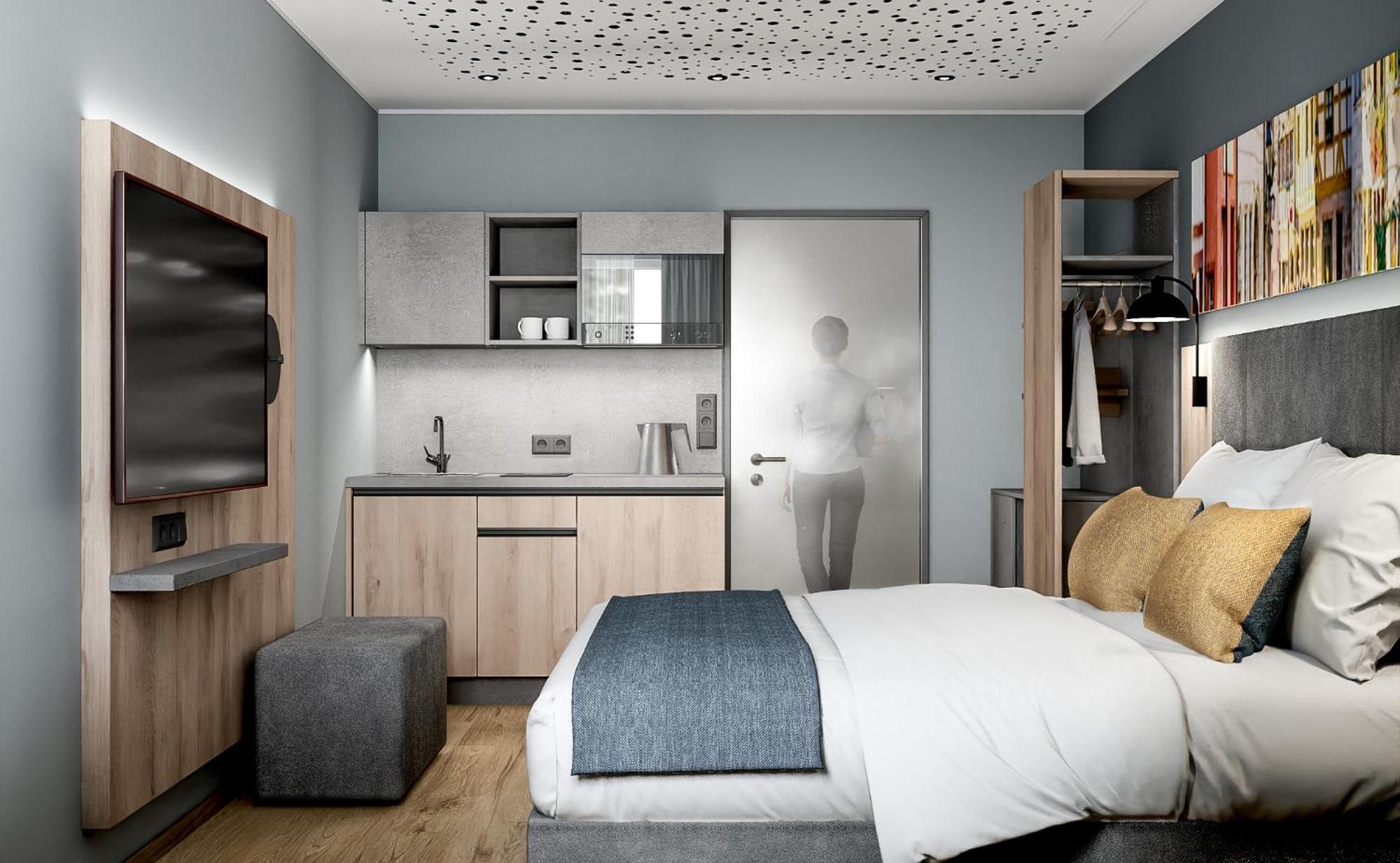 Xzllenz Traum Studio-Apartment, Frei-Parken, U-Bahn, Kueche Nuremberg Chambre photo